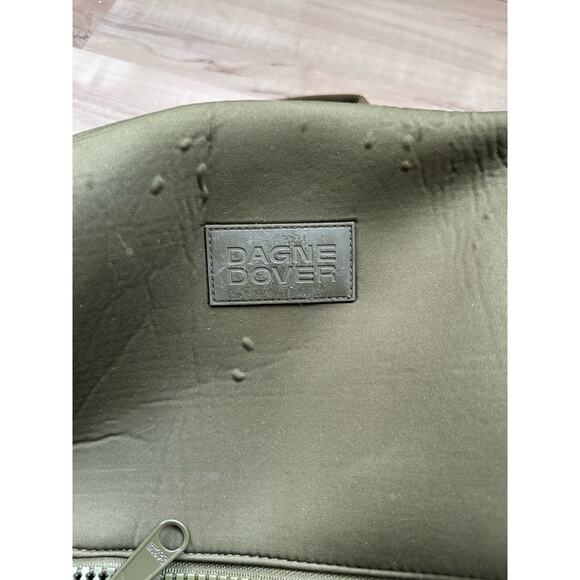 Dagne Dover Indi Neoprene Moms Bag Backpack Green Zippered Pockets main image 9